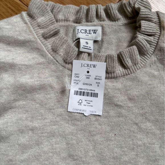 Jcrew Factory Ruffle Sweater - Picture 2 of 2